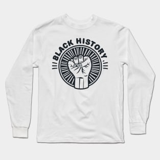 Black History Fist Long Sleeve T-Shirt